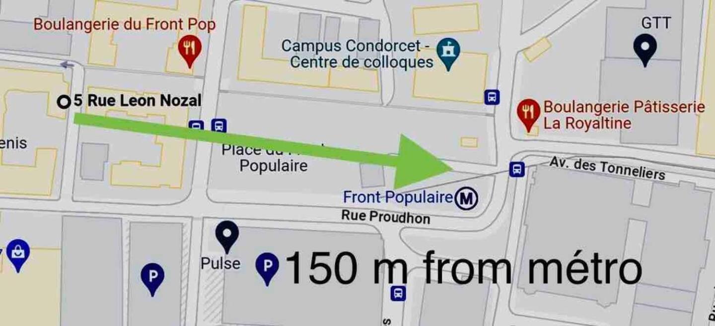Apartment Paris-Stade De France 3 Rooms Parking Metro *