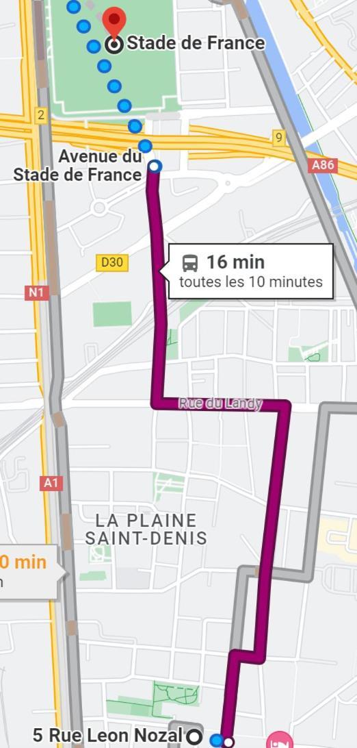 Paris-Stade De France 3 Rooms Parking Metro Apartment *